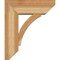 Ekena Millwork Thorton Slat Rough Sawn Bracket w/ Offset Brace, Western Red Cedar, 8"W x 22"D x 26"H BKT0806X22X26THR06RWR - alternate 2